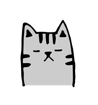 Handsome gray meow（個別スタンプ：8）
