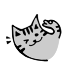 Handsome gray meow（個別スタンプ：17）