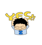 ハッピー子供（個別スタンプ：7）