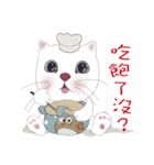 猫家族01 雪花ちゃん-日常会話（個別スタンプ：15）