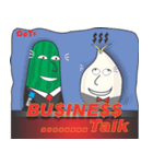 Carrot and Cucumber TV Anchor（個別スタンプ：5）