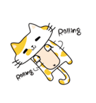 Cat is busy（個別スタンプ：8）