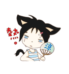 Cat girl Yu ＆ Cat boy Black（個別スタンプ：29）