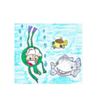 空と海と愛と絆の遊園地（個別スタンプ：32）