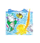 空と海と愛と絆の遊園地（個別スタンプ：35）