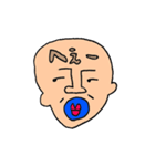 ひげ面おじさんの雑すぎておかしいスタンプ（個別スタンプ：2）