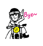 Biker of Qing Dynasty（個別スタンプ：18）