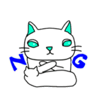 かぶり物のネコ×ねこ（個別スタンプ：10）