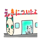 かぶり物のネコ×ねこ（個別スタンプ：22）