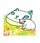 かぶり物のネコ×ねこ（個別スタンプ：28）