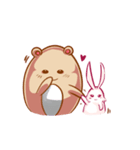 The kind bear and the sulky bunny(EN)（個別スタンプ：25）