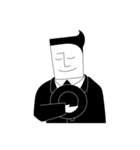 彼は誰？（個別スタンプ：14）