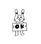 気まぐれウサギのらぶちゃん（個別スタンプ：28）