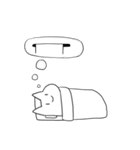 穴から ネコスタンプ（個別スタンプ：25）