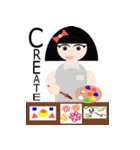 Akemi Daily（個別スタンプ：28）