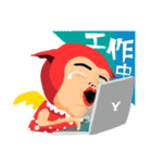 Funny Character（個別スタンプ：4）