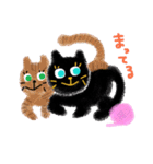 クロネコのニャー（個別スタンプ：3）