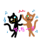 クロネコのニャー（個別スタンプ：4）
