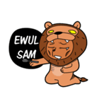 Singoman the Lion-Man from Malang（個別スタンプ：19）