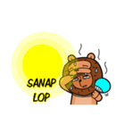 Singoman the Lion-Man from Malang（個別スタンプ：34）