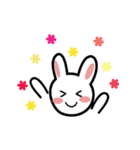 うさぎの挨拶（個別スタンプ：4）