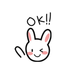 うさぎの挨拶（個別スタンプ：8）