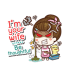 I'm your wife Be thoughtful（個別スタンプ：1）