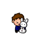 サルまる（個別スタンプ：35）