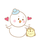 Snowman and Teddy bear-friendship story（個別スタンプ：28）