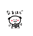 顔の色がない動物たち。2（個別スタンプ：3）