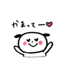 顔の色がない動物たち。2（個別スタンプ：6）