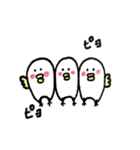 顔の色がない動物たち。2（個別スタンプ：18）