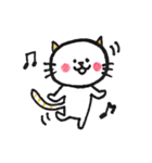 顔の色がない動物たち。2（個別スタンプ：21）