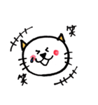 顔の色がない動物たち。2（個別スタンプ：23）