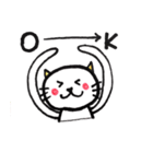 顔の色がない動物たち。2（個別スタンプ：26）