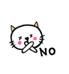 顔の色がない動物たち。2（個別スタンプ：27）