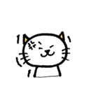 顔の色がない動物たち。2（個別スタンプ：28）