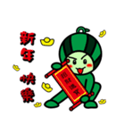 Watermelon guy-Part Holiday（個別スタンプ：6）