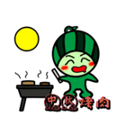 Watermelon guy-Part Holiday（個別スタンプ：27）