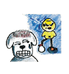 Bu La Chicken（個別スタンプ：3）