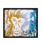 猿 x 40（個別スタンプ：32）