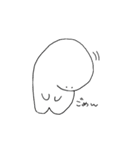 白いおばけ（個別スタンプ：1）