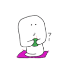白いおばけ（個別スタンプ：4）