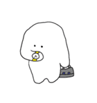 白いおばけ（個別スタンプ：10）