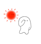白いおばけ（個別スタンプ：21）