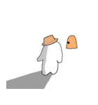 白いおばけ（個別スタンプ：39）