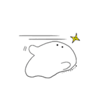 白いおばけ（個別スタンプ：40）
