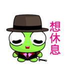 Ruanruan Frog Gengen (Gentleman)（個別スタンプ：18）