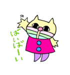 もしもしうさぎとねこさん（個別スタンプ：3）