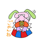 もしもしうさぎとねこさん（個別スタンプ：14）